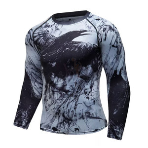 Protector de compresión de diseño Oem, ropa deportiva de diseño personalizado, antisarpullido, Bjj - Product Image 2