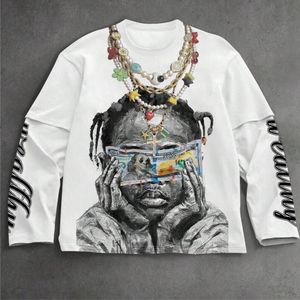 เสื้อยืดสตรีทแวร์ผู้ชายทรงปกติ แขนสั้น ปักลายแบบกำหนดเอง ผ้าสองชั้น ลายเรียบ ผ้าฝ้าย 100% แห้งเร็ว - Product Image 2