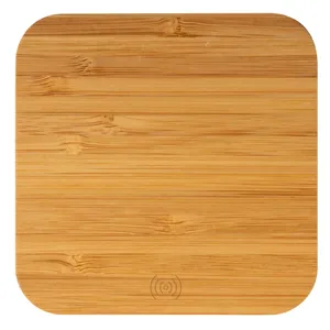 Chargeur sans fil en bambou pour maison intelligente, gadget écologique Wattix - Product Image 5