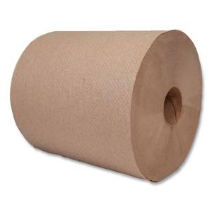 Boardwalk 6700R 8 pouces Distributeurs de serviettes humides enroulées à 1 pli, 700 pieds, couleur kraft, 6 par carton - Product Image 2