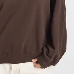 Sudadera para Mujer al por Mayor a Precio Económico, Diseño Holgado con Tela Transpirable y Cómoda, Diseño de Cuello Redondo, Servicio OEM - Product Image 4