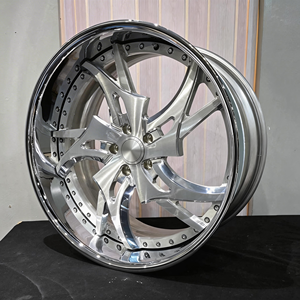 Jantes en aluminium aérospatial forgées Rucci Custom 2-3 PIÈCES 5x114.3 24 26, combinaison de couleurs personnalisée, pour voitures de luxe Ford Cadillac - Product Image 3