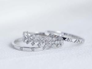 925 Sterling <b>Silver</b> moissanite Beautiful Diamond ring & Moissanite White Engagement diamond ring <b>Jewellery</b> Gift Her - Product Image 2