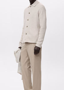 Cárdigan de Mujer para Otoño, Estilo Casual y Cómodo, con Cierre de Cremallera y Detalle de Botones, Tejido Personalizado, Venta Caliente OEM - Product Image 4