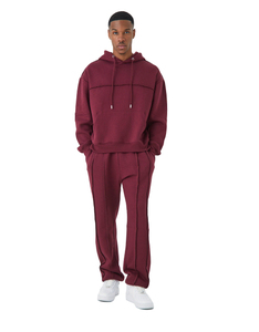 Chándales ajustados de estilo Hip Hop de calidad superior para hombre 2024, ropa de invierno de talla grande de secado rápido, logotipo personalizado, respetuoso con el medio ambiente para - Product Image 4