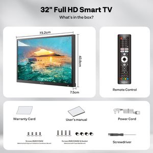 27-Inch Outdoor Full HD Smart TV 1080P 1500 Nits Brightness Waterproof TV for Balcony Terrace Yard Built-in Streaming - Product Image 3