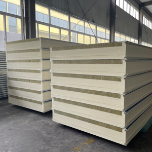 Paneles sándwich <span class=keywords><strong>Topolo</strong></span> de 10mm, núcleo de PU Exterior de Metal para paredes de techo de Villa, hoteles, caravanas, casas avícolas, salas frigoríficas, hospitales - Product Image 1
