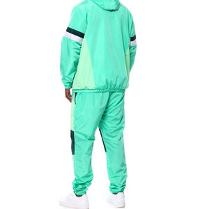 2026 hommes imperméable coupe-vent survêtement respirant 100% coton solide motif extérieur veste pantalon ensemble avec Logo personnalisé OEM - Product Image 5