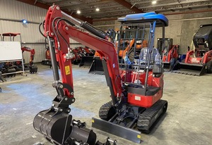 DIGGER KING 1.7 S Mini Crawler Excavator with Swing Boom <b>Side</b> Controls 0.12m Bucket High Load Moment for Construction Farm Use - Product Image 3