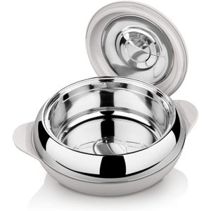 Stainless Steel Designer Serving Dish With <b>Mirror</b> Polished Kitchenware <b>Tabletop</b> Decorative Food Serving and Warming Casserole - Product Image 5