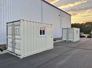 NUEVO CONTENEDOR DE ENVÍO DE 12 PIES CON PUERTA LATERAL Y VENTANA EN VENTA - Product Image 5