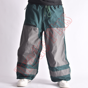 2025 unisexe classique Ski snowboard pantalon 100 pour cent Nylon imperméable coupe-vent respirant Durable avec fermeture éclair vêtements d'hiver - Product Image 1