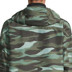 Ensemble veste et pantalon coupe-vent personnalisable avec logo, survêtement imperméable à capuche pour la saison hivernale - Product Image 6