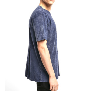 Camiseta de lavado ácido para hombre superventas en línea, ropa de calle, gráfico Vintage, estampado de gran tamaño, camiseta pesada de talla grande - Product Image 2