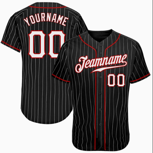 Maillot de baseball à col en V personnalisé avec nom et numéro, respirant, séchage rapide, 100% polyester, ensemble uniforme de sport pour adultes avec short - Product Image 6