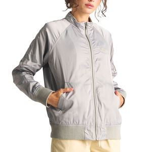 Produit le plus vendu Blouson aviateur en satin de haute qualité pour femmes Blouson aviateur en satin pour femmes à prix raisonnable avec service OEM - Product Image 3
