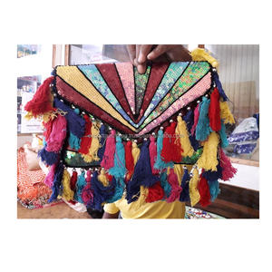 Sac messager indien Guru Kirpa Export House, collection de fête de Noël, pochette de soirée pour femmes, pochette en perles faite à la main - Product Image 6