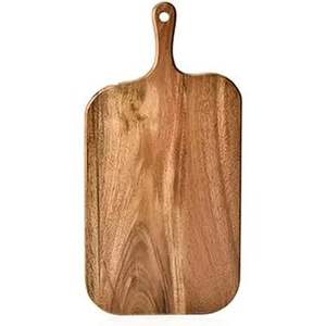 Planche à découper en bois de style vintage, planche à découper pour légumes et viande, forme rectangulaire avec poignée, planche à découper en vente - Product Image 5