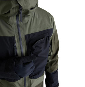 Chaqueta de esquí con aislamiento de 2L para hombre de alta calidad, hecha a medida, totalmente impermeable y resistente al viento con cuello con capucha y cierre de cremallera - Product Image 6