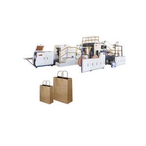 Máquina para hacer bolsas de papel con mango de cuerda trenzada disponible a un precio económico - Product Image 1