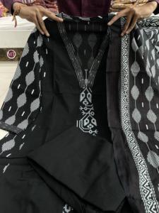 Kurti con estampado de molino de algodón con pantalón para ropa informal y de verano, conjunto de vestido Kurti, Top y pantalón étnico indio para mujer - Product Image 4