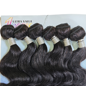 โรงงานขายส่ง ผู้ผลิตผมต่อแบบ Body Wave ทั้งหัวในแพ็คเดียว ผมแท้แบบเวอร์จิ้น เรมี่ ผมมนุษย์ธรรมชาติ สำหรับผู้หญิง - Product Image 2