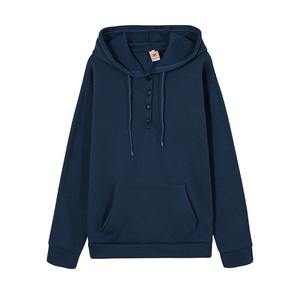 Primavera otoño mujer Color sólido sudadera Abrigo con capucha cordón manga larga bolsillos cremallera tapeta prendas de vestir exteriores Femme - Product Image 6