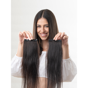Extensions de cheveux ondulées à appliquer sur les côtés (paire) - Product Image 1