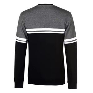 Servicio OEM personalizado Último diseño Color sólido Hombres Sudadera Hombres Manga larga Cuello redondo Hombres Sudadera - Product Image 2