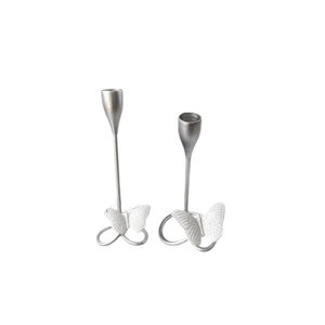 Porte-bougie de Noël en métal de qualité supérieure, design élégant en forme de papillon doré, fait à la main, écologique - Product Image 3