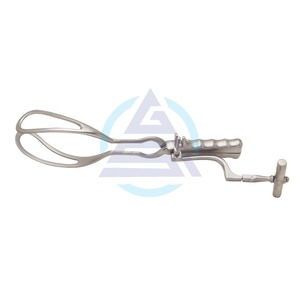 Pince obstétrique OEM Neville Barnes avec poignée Simpson, longueur totale 400mm Instruments chirurgicaux de chirurgie de gynécologie médicale - Product Image 1