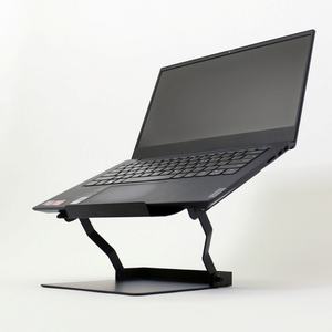 Support pour ordinateur portable en métal réglable d'origine coréenne QDESK, compatible avec iPad, blanc/noir, pour le bureau et la maison - Product Image 5