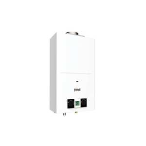 Chauffe-eau à gaz Ferroli Pegaso Eco 14 litres à chambre ouverte, modèle GPL à faible teneur en NOx, échangeur de chaleur en acier inoxydable pour usage domestique - Product Image 1