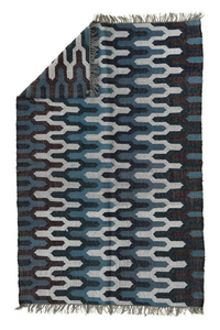 Vente en gros exportateur tissé à la main navette laine Jute Kilim tapis extérieur décor sol canapé canapé chemin de table brodé tapis tribal - Product Image 6