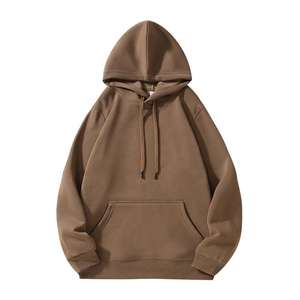 เสื้อฮู้ดผู้ชายแนวสตรีท500 GSM เสื้อมีฮู้ดผ้าคอตตอนผ้าฟลีซหนา100% เสื้อสวมหัวโอเวอร์ไซส์ผู้จำหน่ายระดับมืออาชีพ - Product Image 5