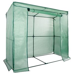 Serre de jardin en PVC, tunnel en film, tente pour la croissance des plantes d'intérieur, facile à assembler, structure en bois et en acier pour les plants de tomates et de légumes - Product Image 2