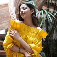 Robe courte en coton naturel fait main en Inde, élégante pour femme, idéale pour les fêtes, cadeau personnalisé pour la mariée, tenue d'été, tenue de plage