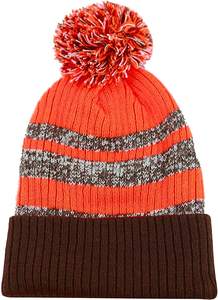 หมวกบีนนี่พิมพ์ลายโลโก้ jacquard ทั่วทั้งหมวกบีนนี่คุณภาพระดับพรีเมียมสำหรับให้ความรู้สึกอบอุ่นในฤดูหนาว - Product Image 4