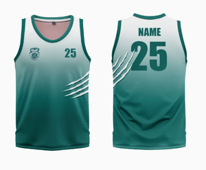Ensemble de maillots de basket-ball sublimés sur mesure de haute qualité gilet d'équipe en polyester imprimé personnalisé en gros singulet de basket-ball - Product Image 2