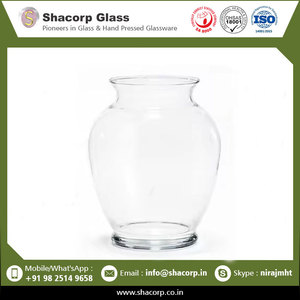 New Collection Glass Vase Modern Glass Vase From Indian Manufacturer - Product Image 2