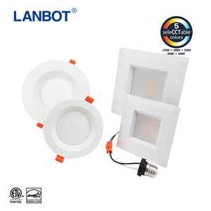 LANBOT <span class=keywords><strong>โคม</strong></span><span class=keywords><strong>ไฟ</strong></span><span class=keywords><strong>ดาวน์</strong></span><span class=keywords><strong>ไล</strong></span><span class=keywords><strong>ท์</strong></span> LED ขนาด6 8 10<span class=keywords><strong>นิ้ว</strong></span>,<span class=keywords><strong>ไฟ</strong></span>ติดผนังแบบฝังเรียบสีขาวนิ่ม2700K - Product Image 1