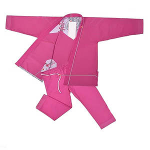 ชุดยูโดผ้าฝ้าย 100% สีชมพู ระบายอากาศได้ดี น้ำหนักเบา ยืดหยุ่น คุณภาพสูง สำหรับผู้ชาย ชุดฝึกซ้อม ชุดศิลปะการต่อสู้ ผลิตตามสั่ง - Product Image 4