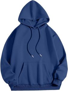 Sweat-shirts en molleton 100% coton pour hommes OEM avec poche, respirants, impression numérique, broderie personnalisée, teinture unie, vêtements d'hiver - Product Image 4