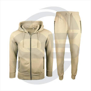Customized 100% Cotton Track <b>Suit</b> Heavyweight 100% Cotton Customized Track <b>Suit</b> - Product Image 4