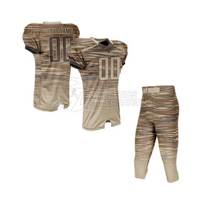 ชุดอเมริกันฟุตบอลโพลีเอสเตอร์พร้อมพิมพ์ลายทีมอเมริกันฟุตบอลเกรดมืออาชีพทนทาน - Product Image 1