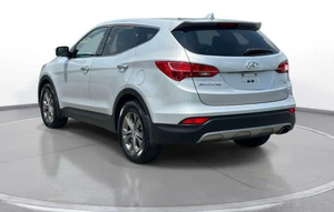 SUV SantaFE 2013 d'occasion en bon état, sièges en cuir noir, transmission automatique, phares LED, pneus R18, moteur à essence - Product Image 5