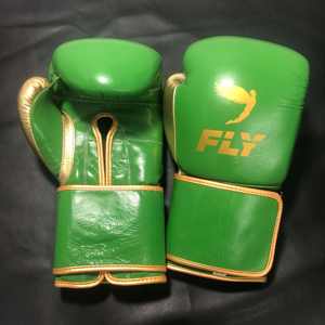 Guantes de Boxeo de Cuero Genuino OEM Fly, Guantes de Boxeo Profesionales de Alta Calidad y Durabilidad para Entrenamiento y Combate de MMA - Product Image 1