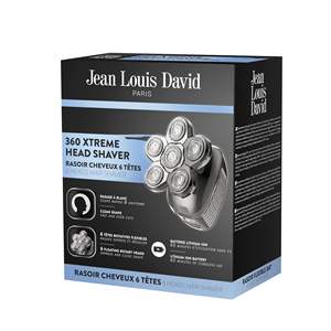 Tondeuse à cheveux flexible à 6 têtes avec batterie au lithium rechargeable, rotation à 360 degrés pour le rasage du visage, coupes courtes et uniformes, usage quotidien pour hommes, USB - Product Image 1