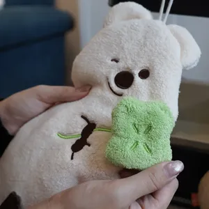 KiKi QUOKKA Toalla de mano Quokka de marfil de alta absorción Tela de algodón de felpa de secado rápido hecha de poliéster - Product Image 4