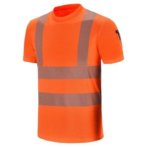 Camisetas Reflectantes Impermeables de Alta Visibilidad ANSI Clase 2 con Logotipo Personalizado para Seguridad - Product Image 1